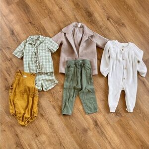 Boys Neutral bundle size 2-3 H&M Olivier London Oat Kids